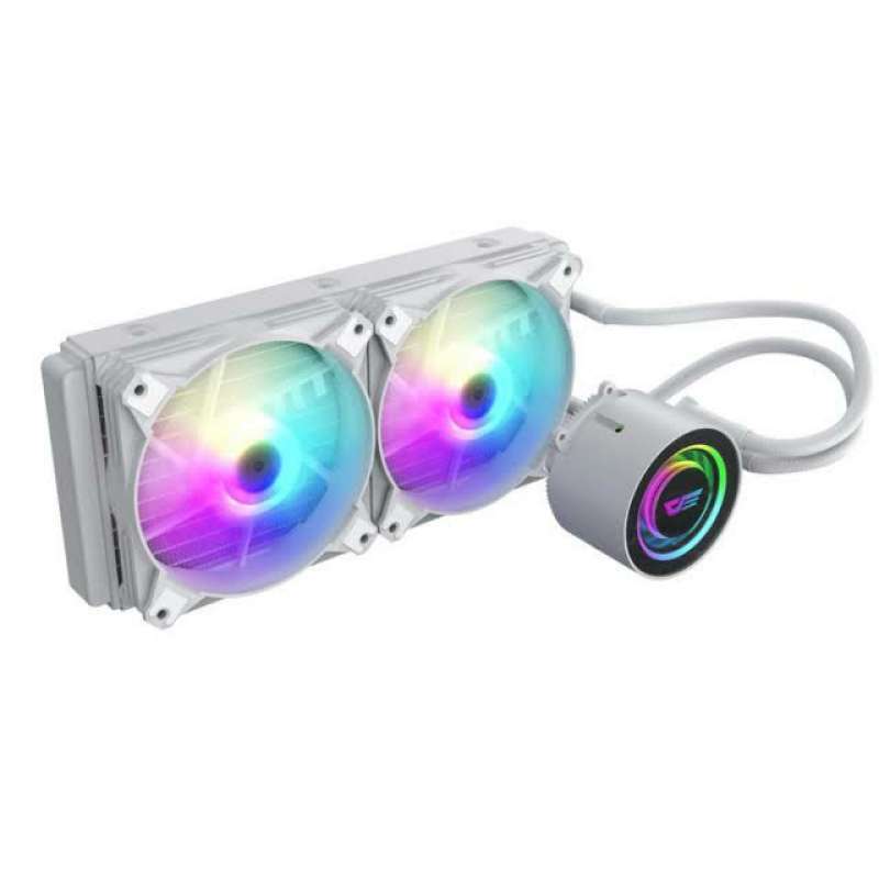 Promo Aigo Darkflash DX240 V2 White ARGB AIO Liquid Cooling LGA 1700
