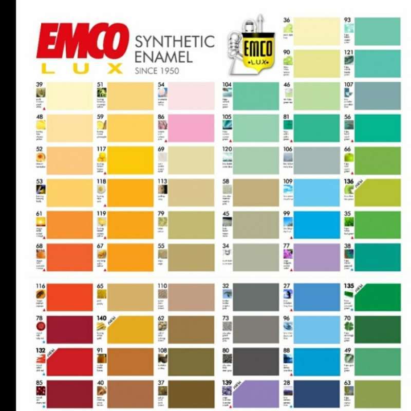 Promo Emco Lux Cat Kayu & Besi 1kg Hitam 32 34 48 65 70 87 91 32