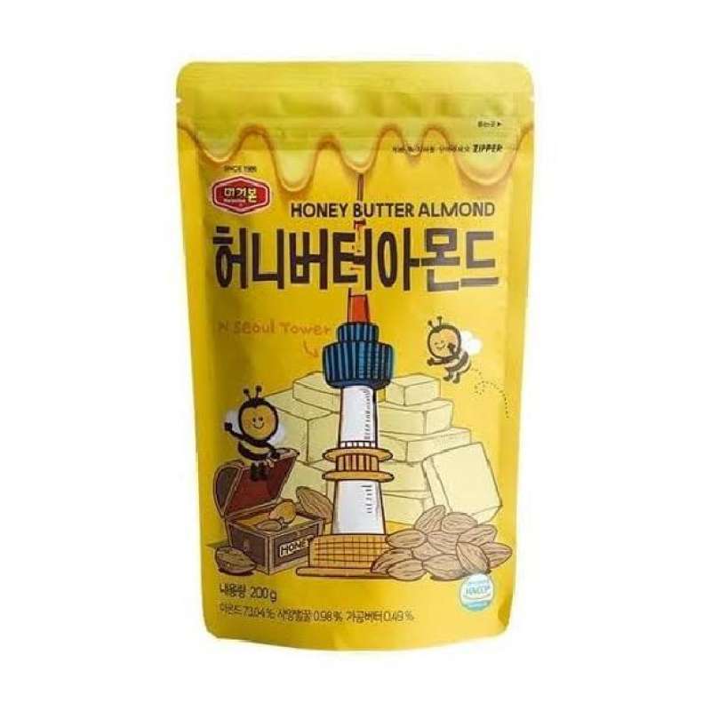 Jual murgerbon honey butter almond 200gr made in korea di Seller Indut