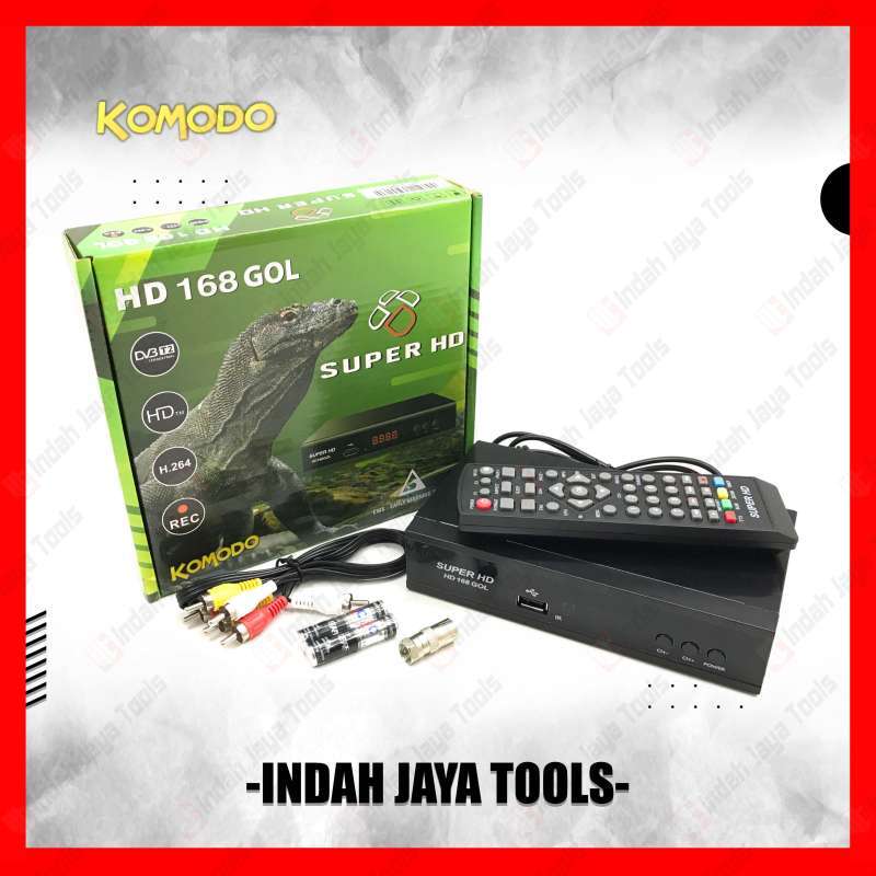 Jual KOMODO Set Top Box Super HD HD168 Gol STB TV Digital DVB di
