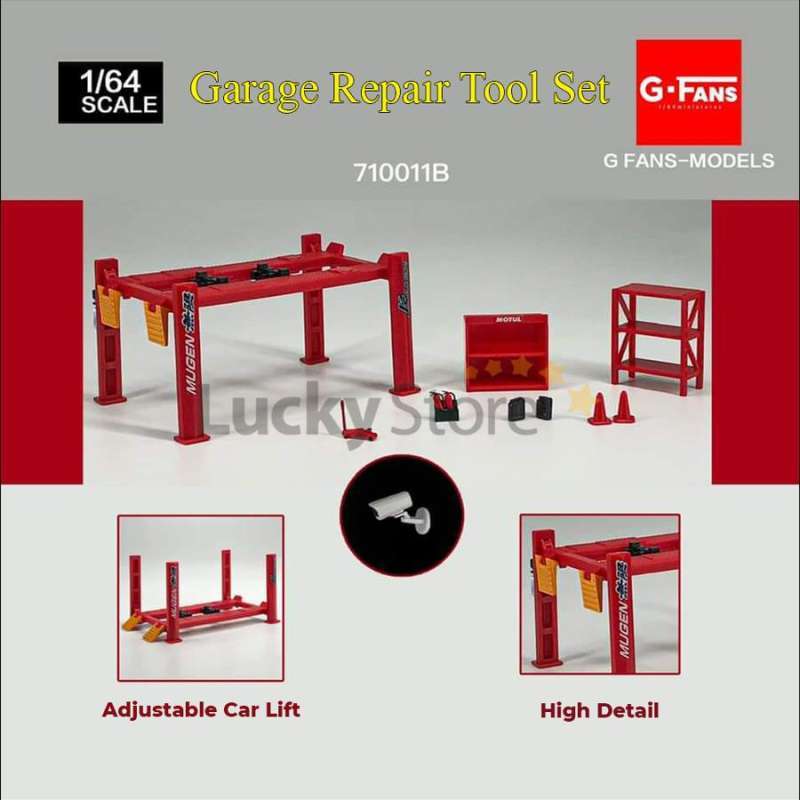 Jual GFans Models 1/64 Diorama Diecast Garage Repair Tool Honda Set B