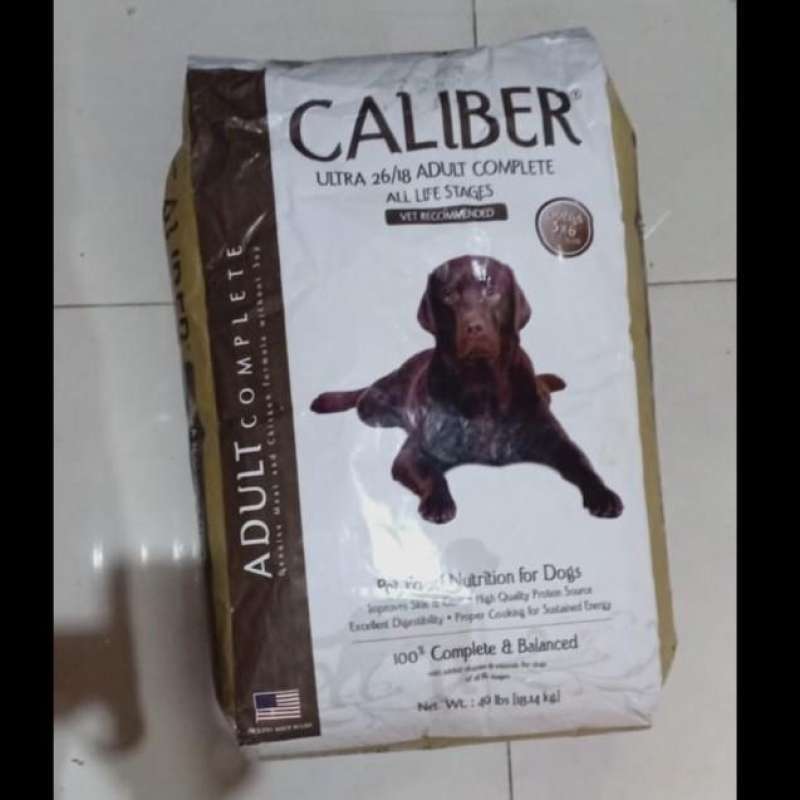Jual Dog Food Caliber Ultra 18kg Pengiriman Cargo / Expedisi Di Seller