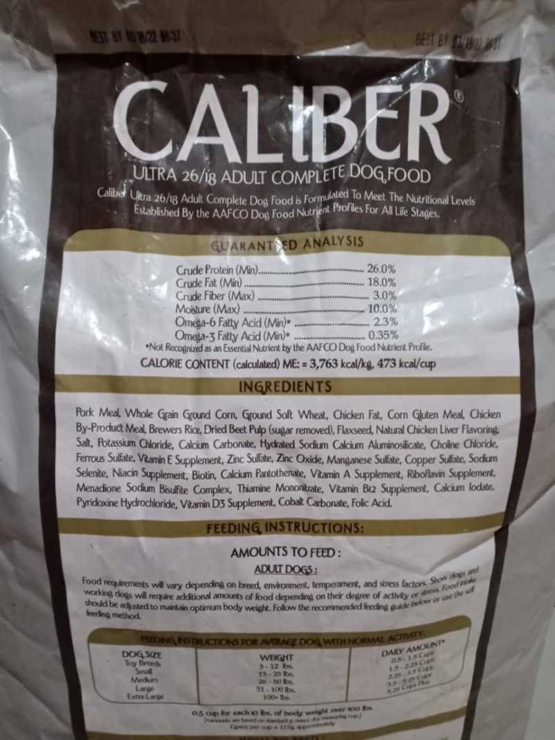 Jual Dog Food Caliber Ultra 18kg Pengiriman Cargo / Expedisi Di Seller