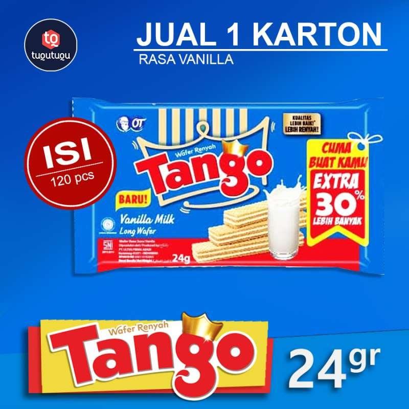 Promo Tango Vanila Wafer [24 G/ 1 Karton] Diskon 26% Di Seller Toko ...