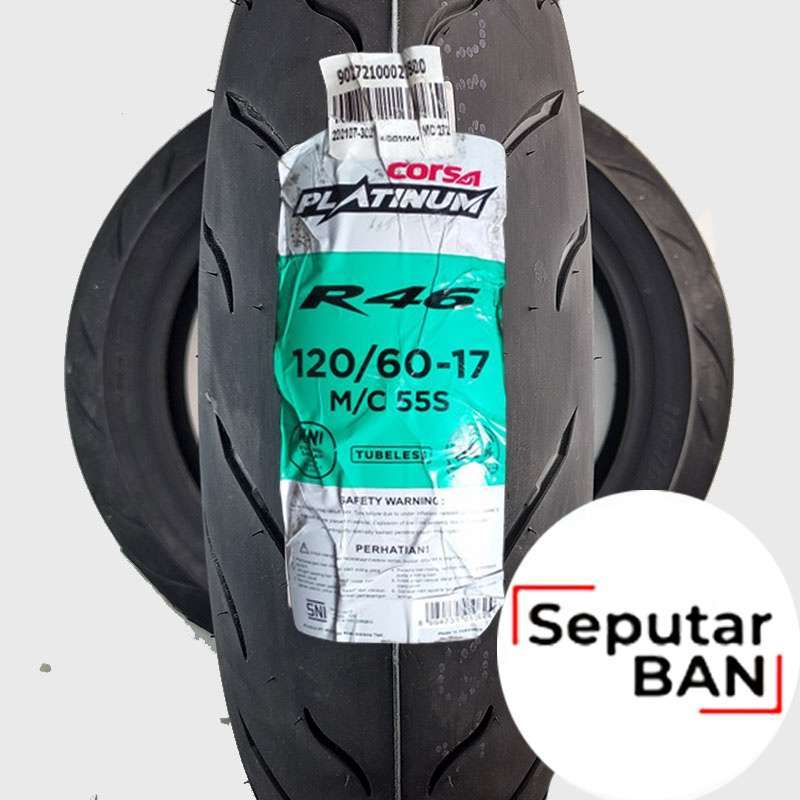 Jual Sepasang Ban Motor Moge // Corsa R46 Platinum 90/80-17 Dan 120/60 ...