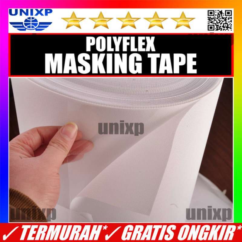 Jual Poliflex / Polyflex Korea - Sticker Masking Tape - Printable PVC ...