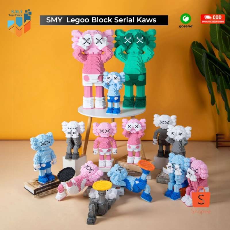 Promo Lego Block Serial Kaws Bricks Education Nano Block / Mainan Balok