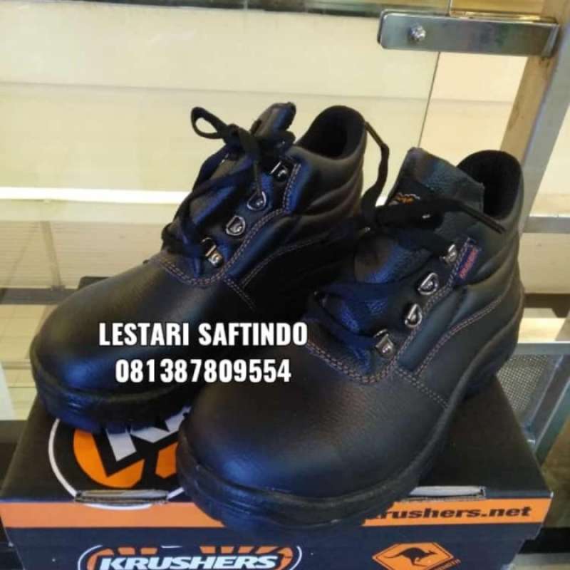 Promo sepatu safety krushers FLORIDA BLACK Diskon 23 di Seller Axie