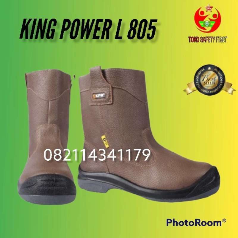 Promo SEPATU SAFETY KERJA PROYEK/SAFETY SHOES KINGS POWER L805 Diskon