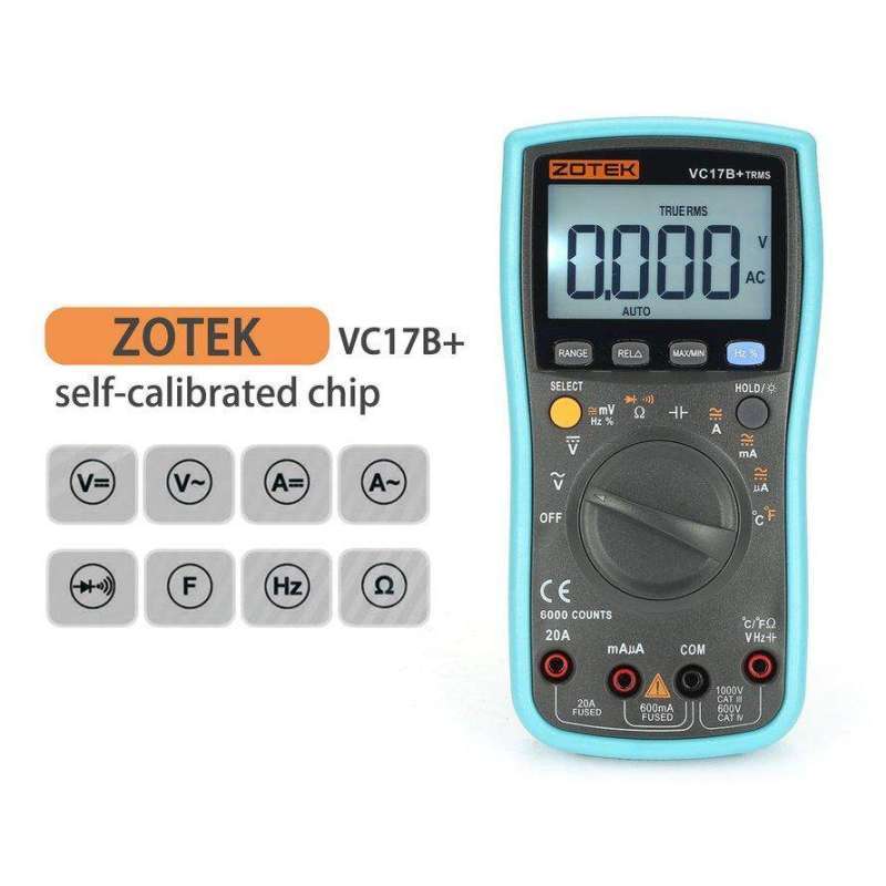 Jual OSMAN ZOTEK VC17B + Multimeter Digital. Multimeter Digital Rentang