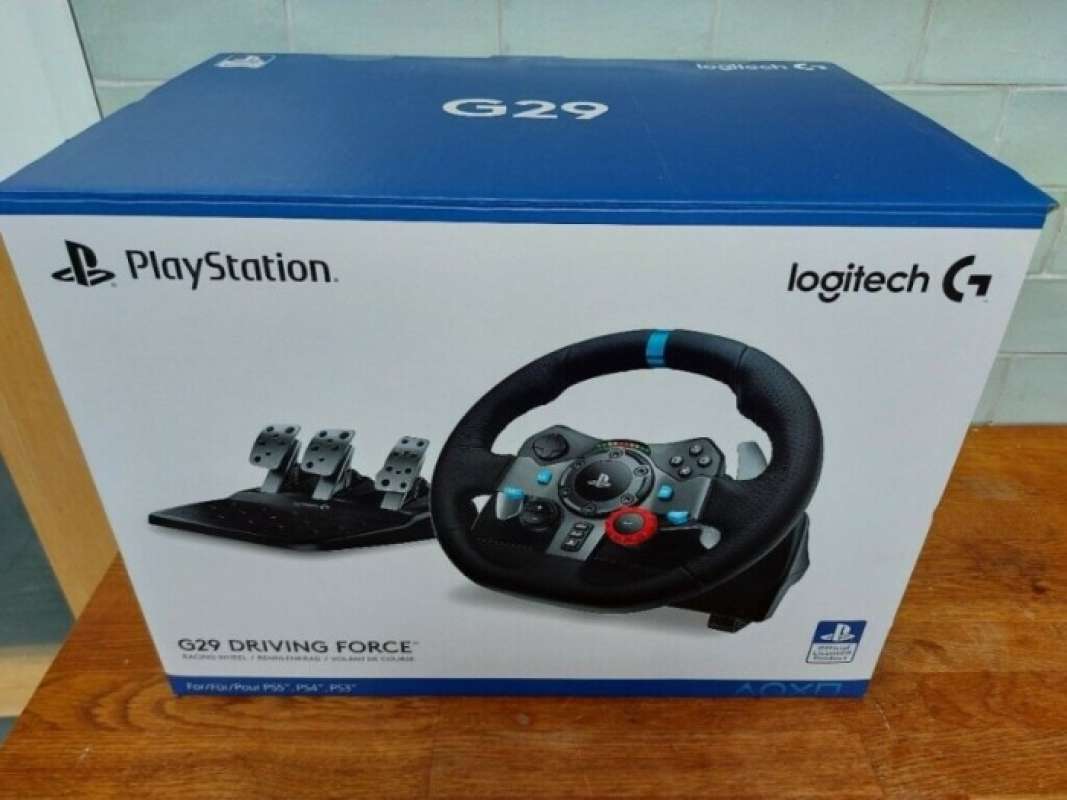 Promo Logitech G29 Driving Force Racing Wheel Steering Wheel for PS5 PS4 PS3 Diskon 2 di Seller