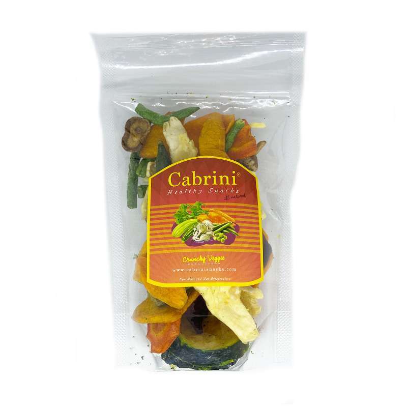 Jual Cabrini Healthy Snacks Crunchy Veggie Keripik Sayur Premium [80g