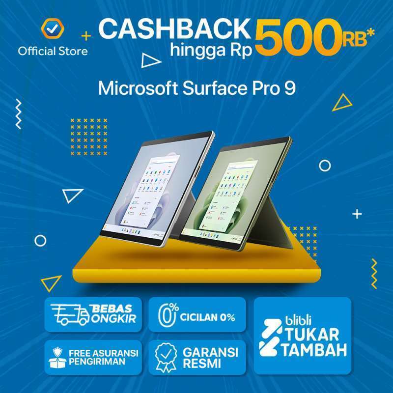 Jual Microsoft Surface Pro 9 Intel I5/8gb/256gb Di Seller Gadget Ponsel