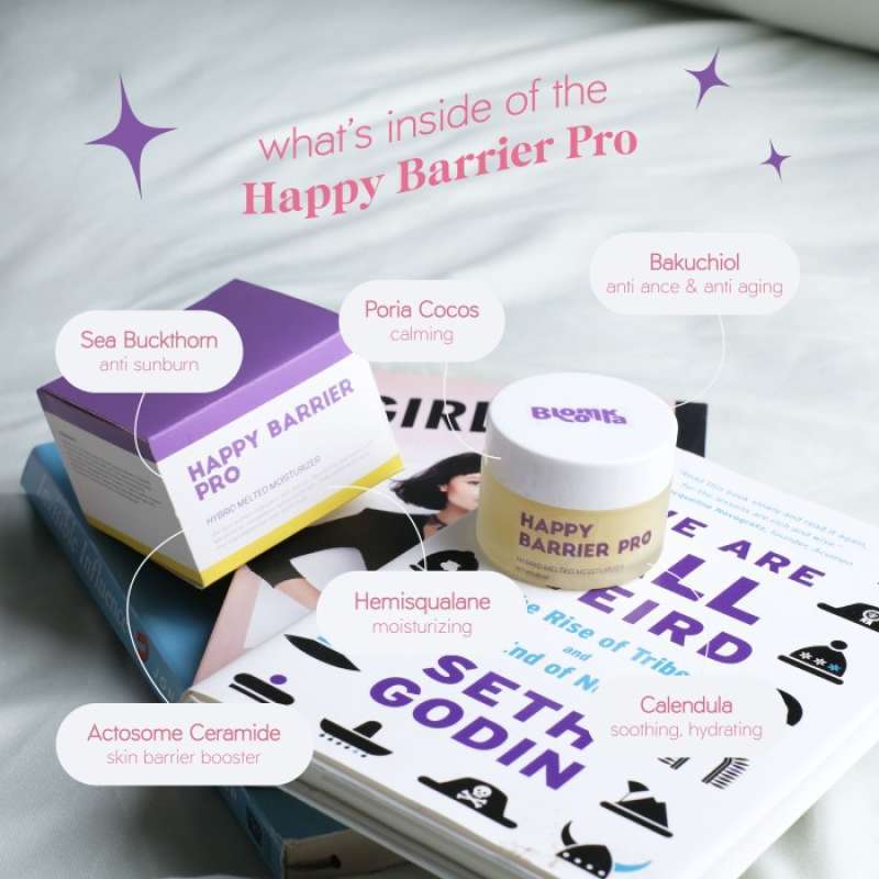 Jual Bloomka Happy Barrier PRO Hybrid Melted Moisturizer (Bakuchiol) di ...