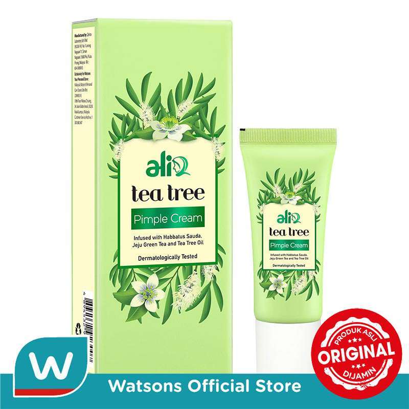 Promo Alia Tea Tree Pimple Cream 20Ml Diskon 15 di Seller WATSONS Official Store Kab