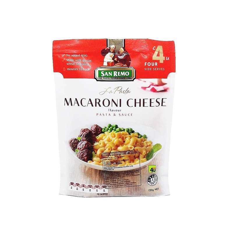 Jual San Remo La Pasta Macaroni Cheese [120 G/ Halal] Di Seller