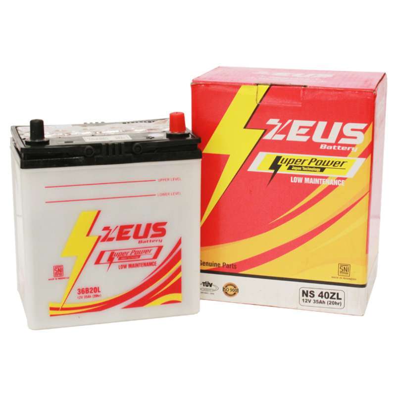 Jual Zeus Battery NS40ZL 36B20L Aki Mobil for KIA Visto [12V 35Ah] di
