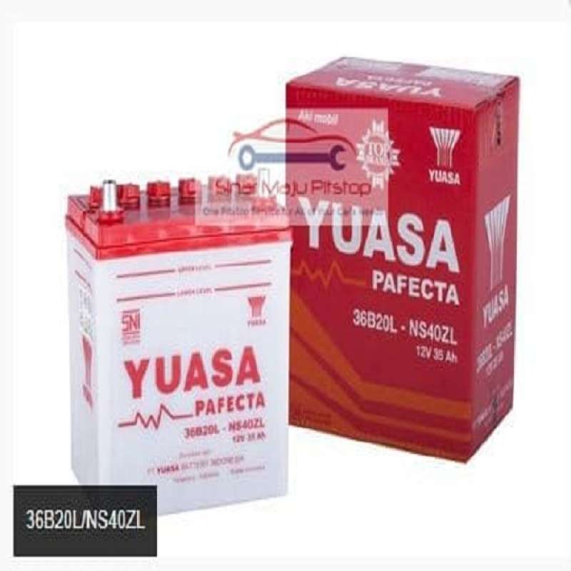 Promo Aki Basah Accu Mobil YUASA 36B20L NS40ZL - HONDA JAZZ & HONDA FIT