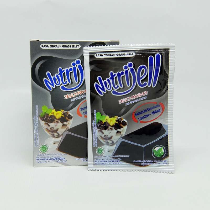 Jual Nutrijell Cincau Hitam Jelly Powder [10 g x 12 sachet] Kemasan