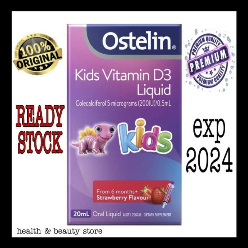 Jual Ostelin Vitamin D3 Liquid 20ml For Baby And Kids Ori From