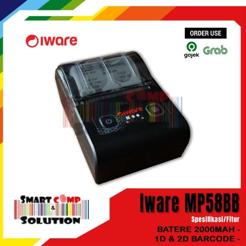 Iware Rpp02n Promo Printer Thermal Kasir 58mm Bluetooth Rpp02n Iware Mp58bb / Mp ...