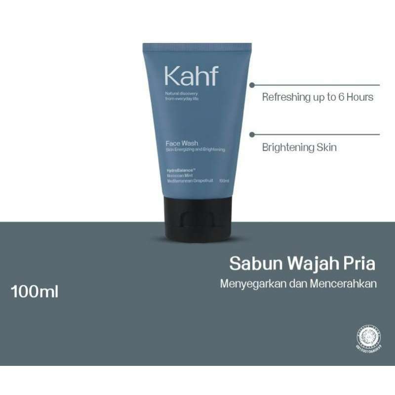 Jual Kahf Skin Energizing And Brightening Face Wash 100ml Di Seller