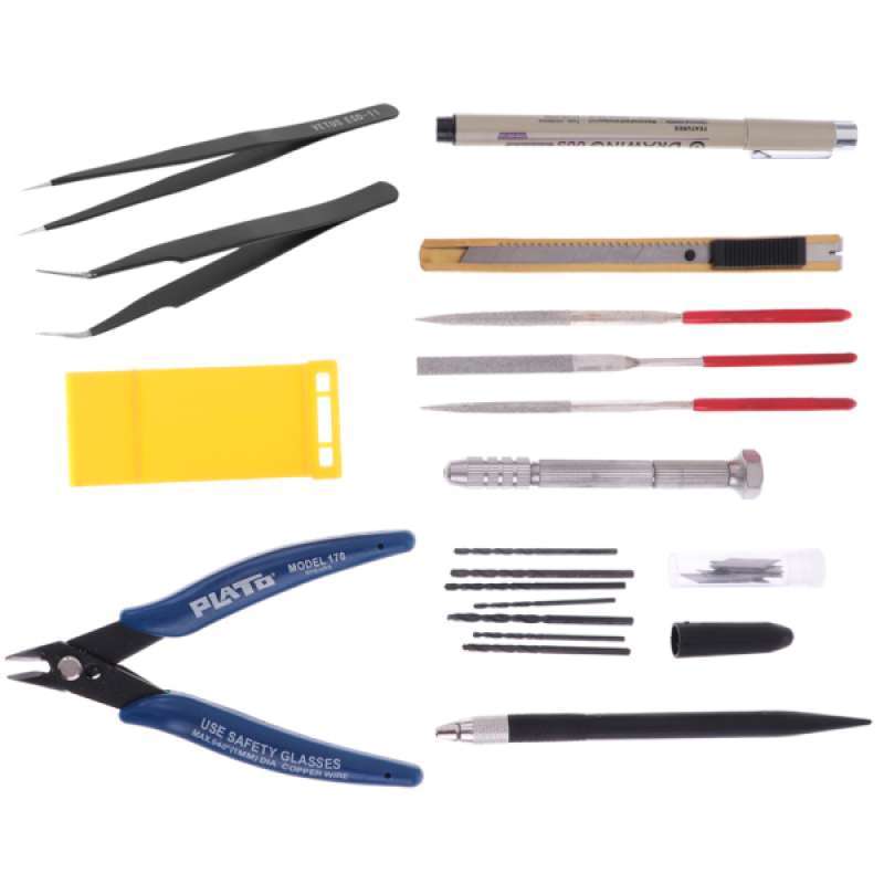 Promo Set of Basic Tool Craft for Car Model Building Making Kit for