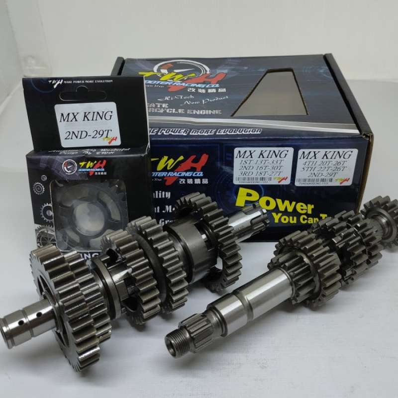 Promo GEAR RATIO FULL SET MX KING TWH + OPTION 2ND 29T Diskon 23 di