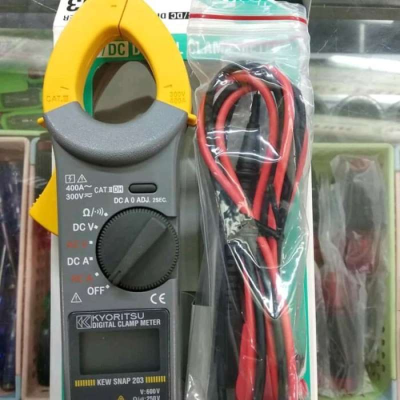 Jual Digital Clamp Meter AC DC Tang Ampere AC DC 400A Kyoritsu Kew Snap