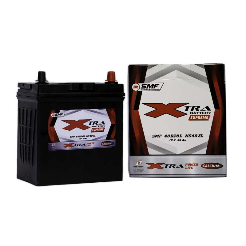 Promo AKI MOBIL MF BERGARANSI XTRA SUPREME NS40ZL (SMF40B20L) 12V-35 Ah