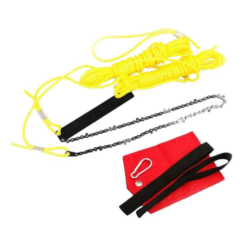 Jual High Reach Limb Rope Hand Chain Saw 24 inch Chain Tree Cutter