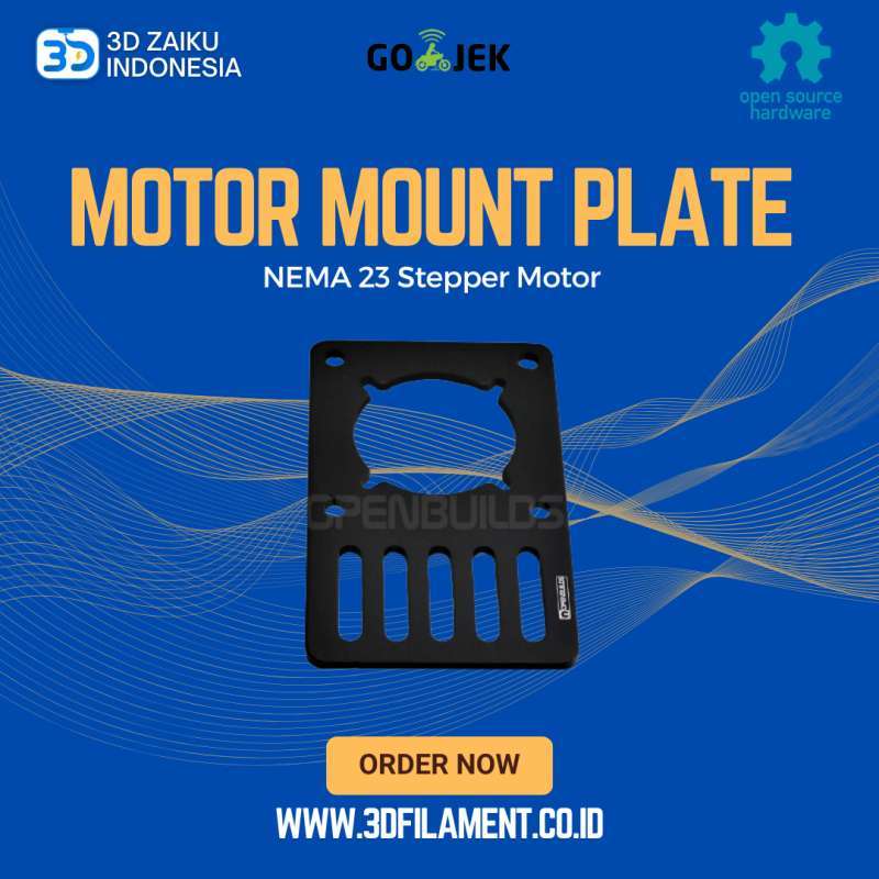 Jual OpenBuild Motor Mount Plate NEMA 23 Stepper Motor di Seller 3D