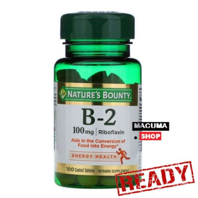 Jual NATURE NATURES BOUNTY VITAMIN B2 B2 100 MG 100 COATED TABLETS di