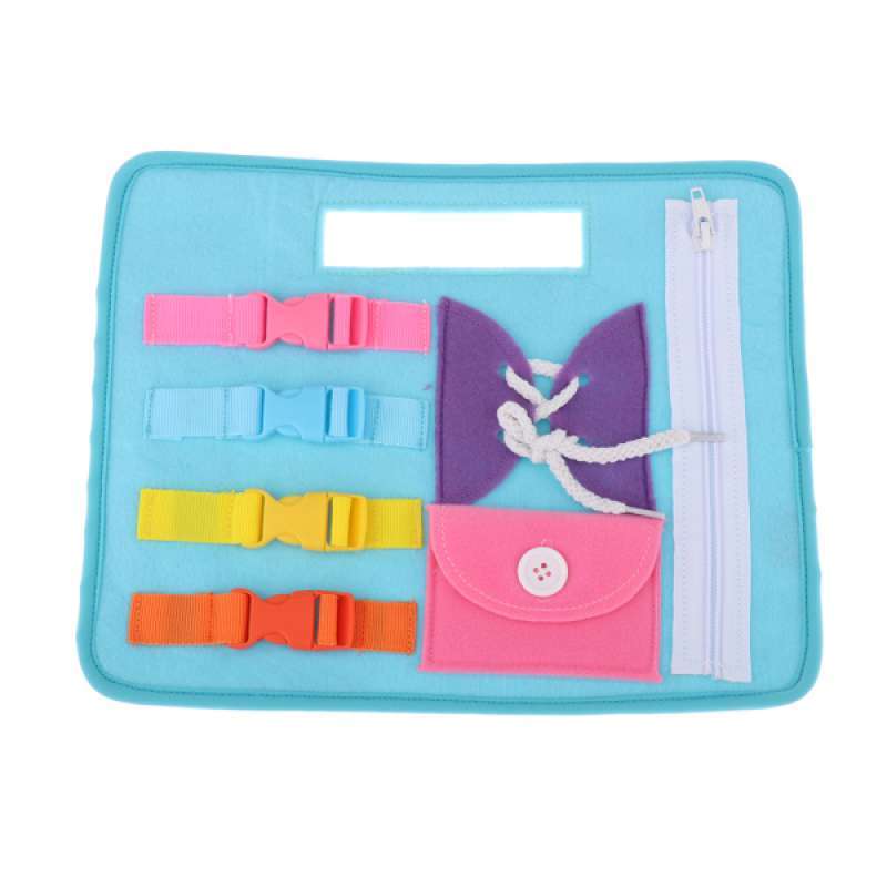 Jual Kids Early Development Toy Threading Learning Tie Laces Zipper