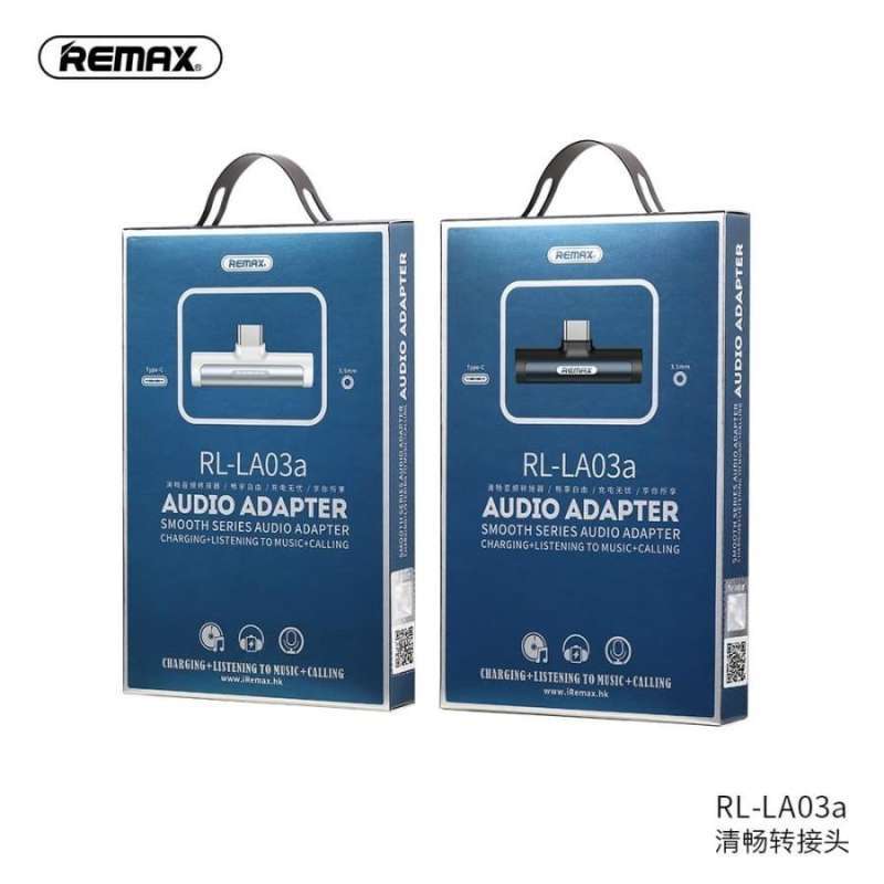 Jual Remax Smooth Audio Adapter Type C To 3.5mm Jack + Charging Rl ...