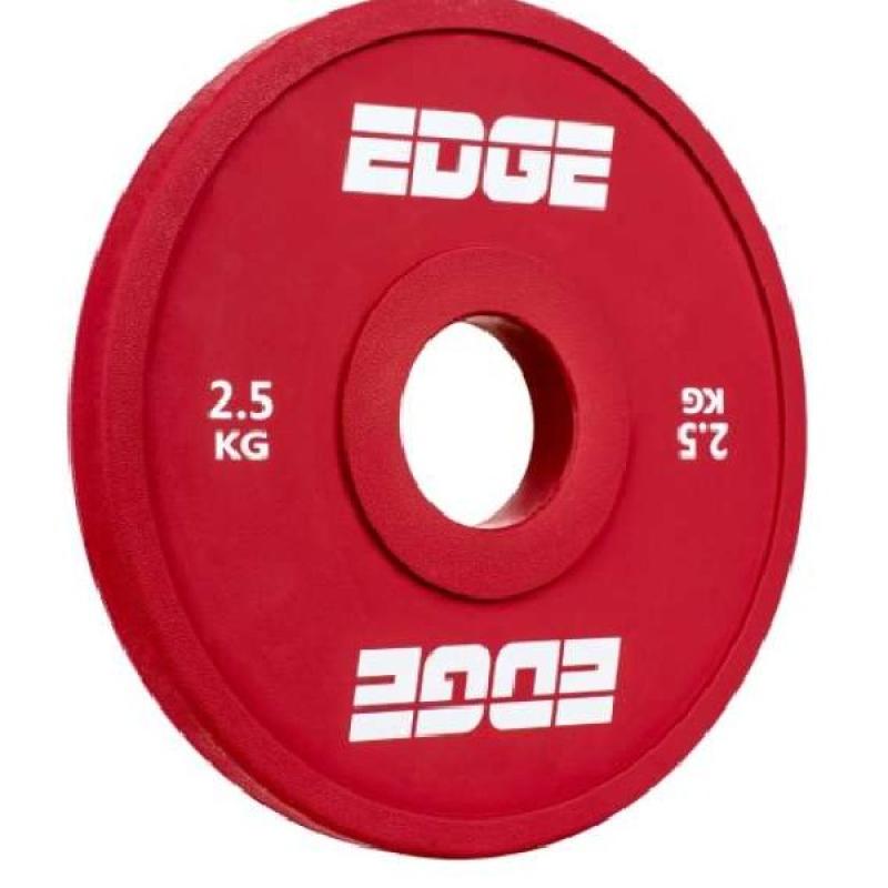 Promo EDGE 2.5 KG CHANGE PLATE (PAIR) BUMPER RUBBER BEBAN PIRINGAN