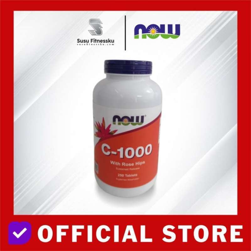 Jual NOW FOODS C-1000 250 TABLETS NOW VITAMIN C 1000MG NOW C1000 NOW C ...