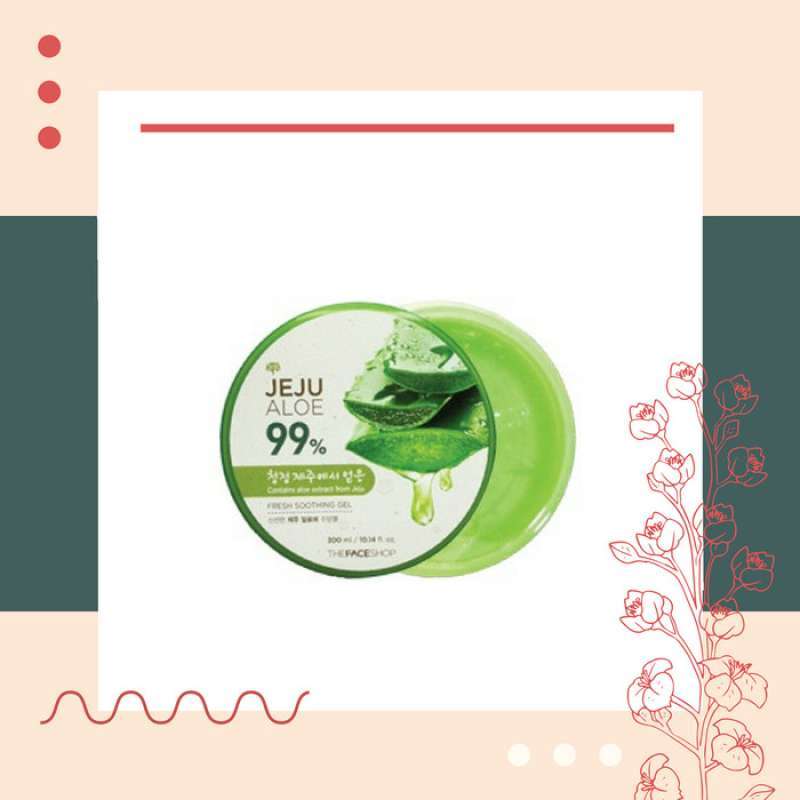 The Face Shop Jeju Aloe Fresh Soothing Gel 300 Ml – Mit 99% Aloe Vera Für Beruhigte & Erfrischte Haut