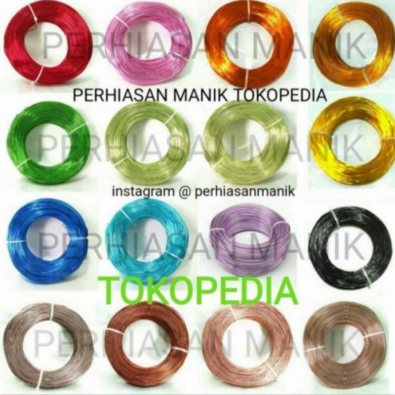Jual Kawat Aluminium Aluminium Wire Kawat Warna Kawat Bonsai1Mm
