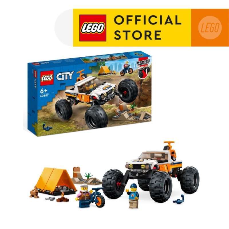 Jual Lego City 60387 4x4 Off-roader Adventures Building Toy Set (252 ...