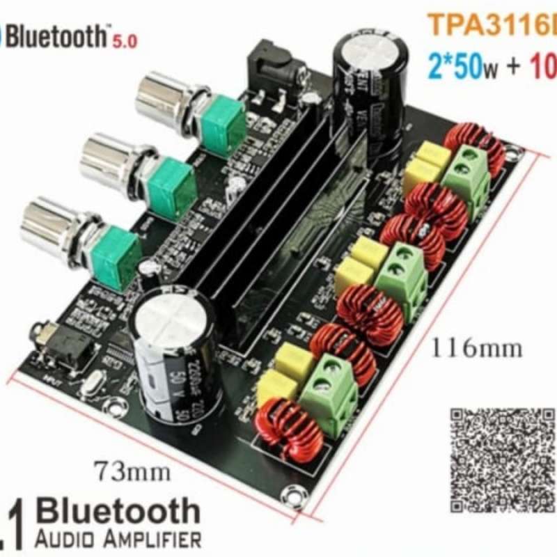 Promo Limited Kit Ule Power Amplifier Subwoofer Aktif Tpa3116D2