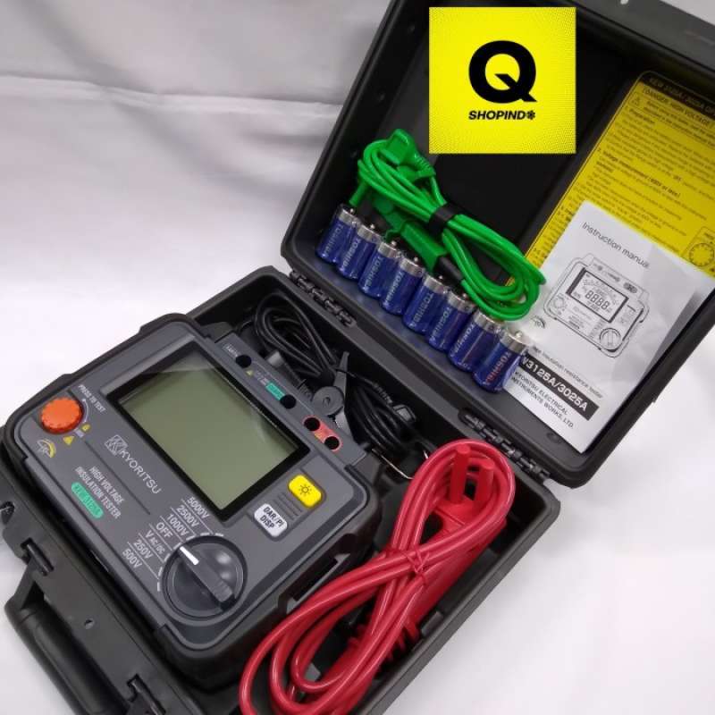 Jual Kyoritsu 3125a / 3125a / Digital High Voltage Insulation Tester