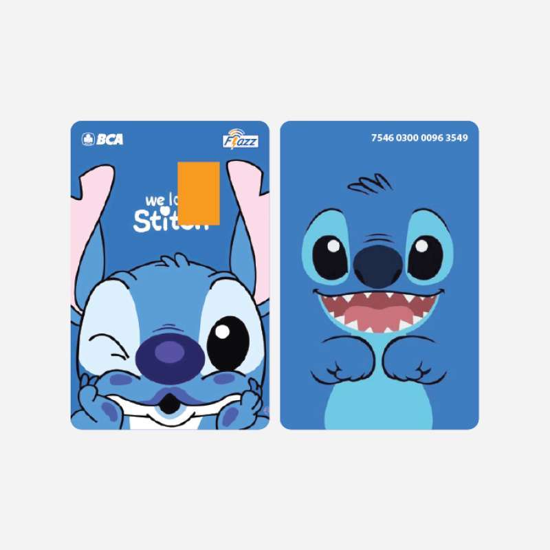 Jual Kartu FLAZZ BCA GEN 2 Terbaru Kartun Lilo And Stitch