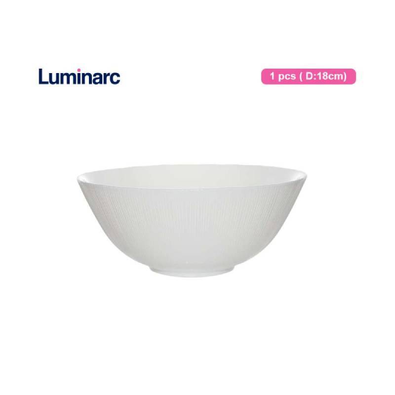 Jual Luminarc mangkok diwali structure bowl 18 cm lines/ pcs di Seller