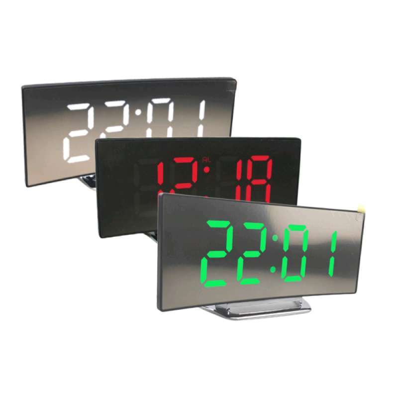Часы led mirror clock. Часы led mirror clock