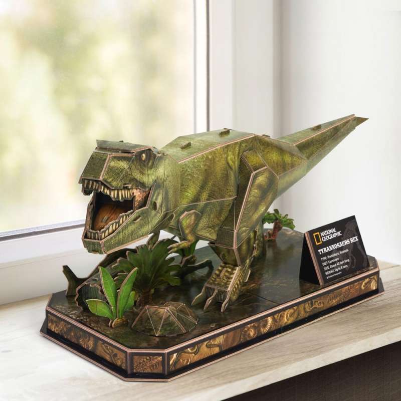 Promo Cubicfun National Geographic Tyrannosaurus Rex (t-rex) Ds1051h ...