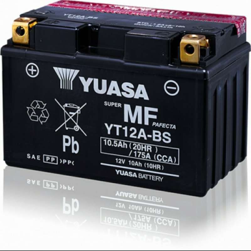 Promo Aki / Baterai Yuasa YT12A-BS 12V 10Ah ER6N Suzuki GSX-R 750