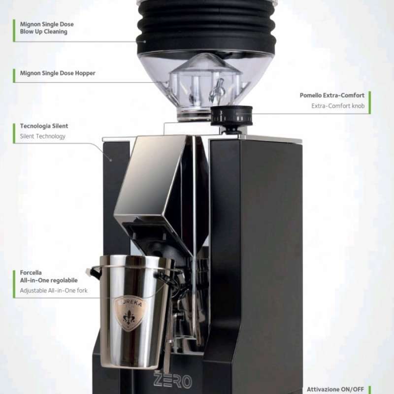 Promo Eureka Mignon Zero Retention Single Dose Coffee Grinder Diskon