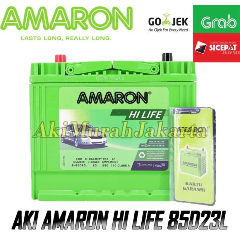 Jual Aki Mobil Toyota Fortuner Bensin Amaron Hi Life 55d23l / 85d23l
