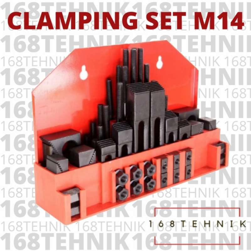 Promo Clamping Kit M14 / Clamp Set 14 / Jepit Clamping / Klem Proses Milling Diskon 23 Di